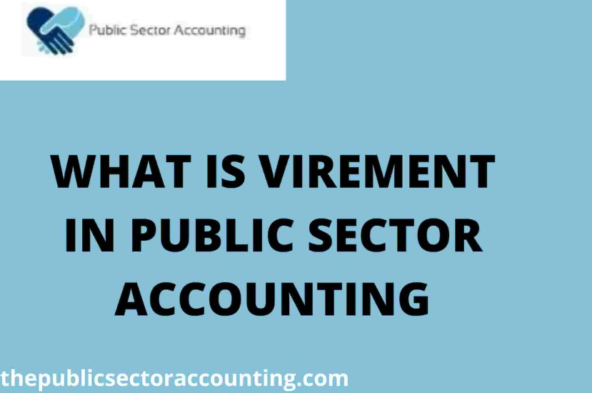 WHAT IS VIREMENT IN PUBLIC SECTOR ACCOUNTING