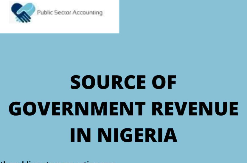 Source of Government Revenue in Nigeria With PDF