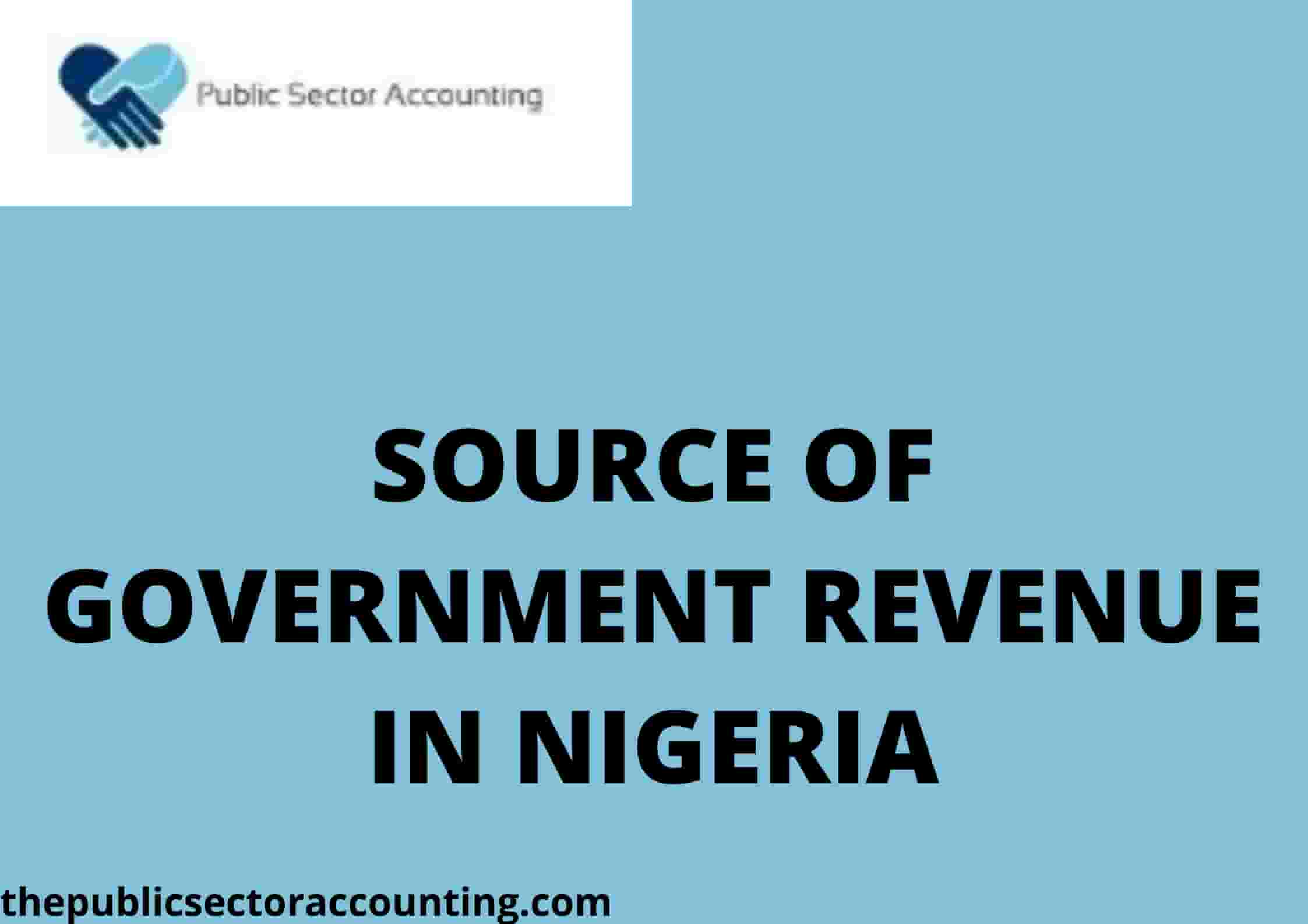 What Is The Main Source Of Revenue In Nigeria